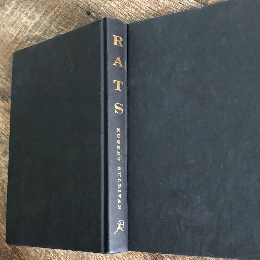 Rats HC Book Robert Sullivan NonFiction History Habitat 2004 🐀